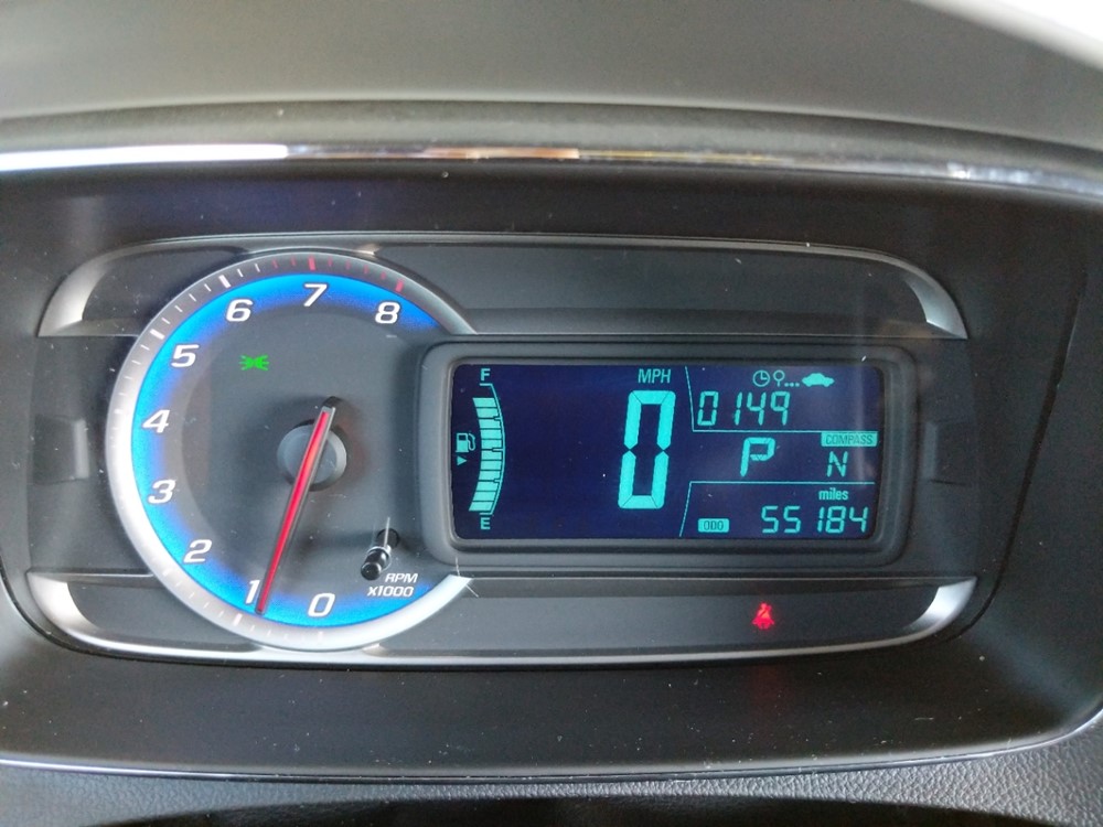 2015 Chevrolet Trax - Odometer Close Up