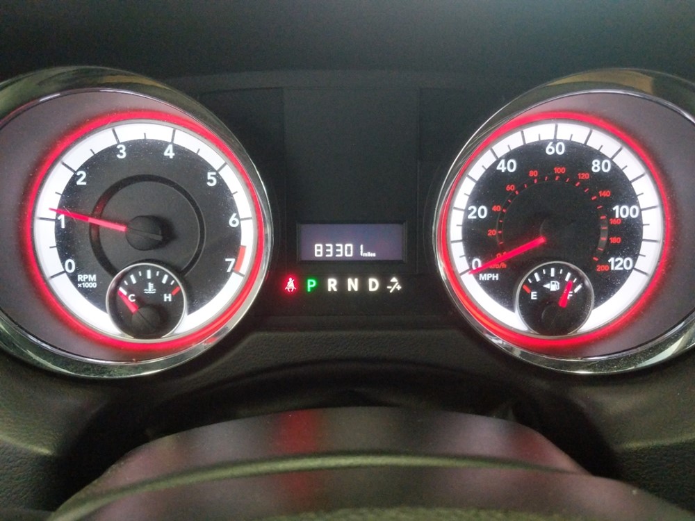 2017 Dodge Grand Caravan - Odometer Close Up