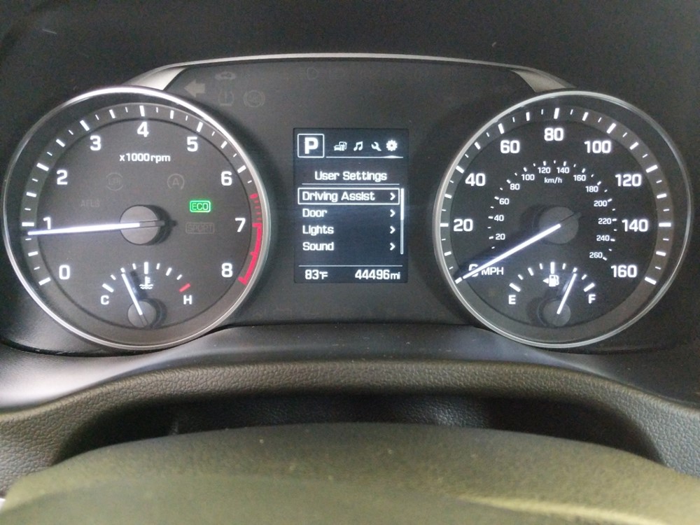 2018 Hyundai Elantra - Odometer Close Up