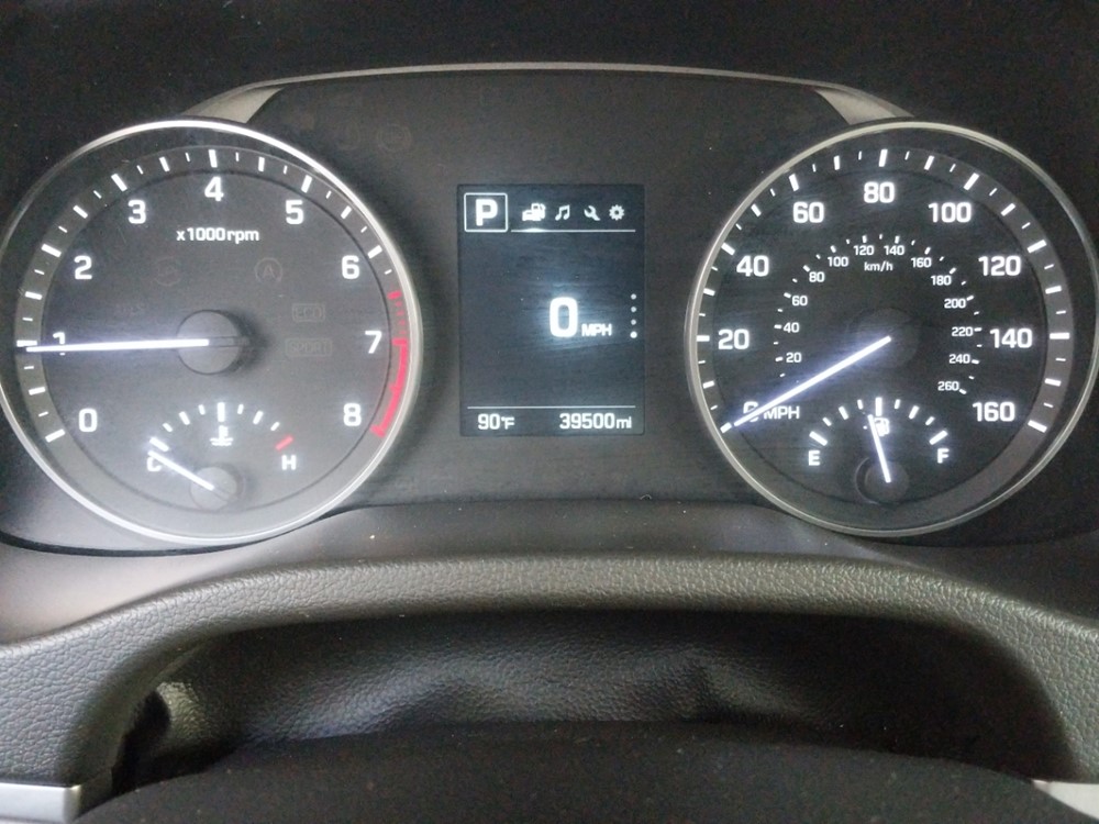 2018 Hyundai Elantra - Odometer Close Up