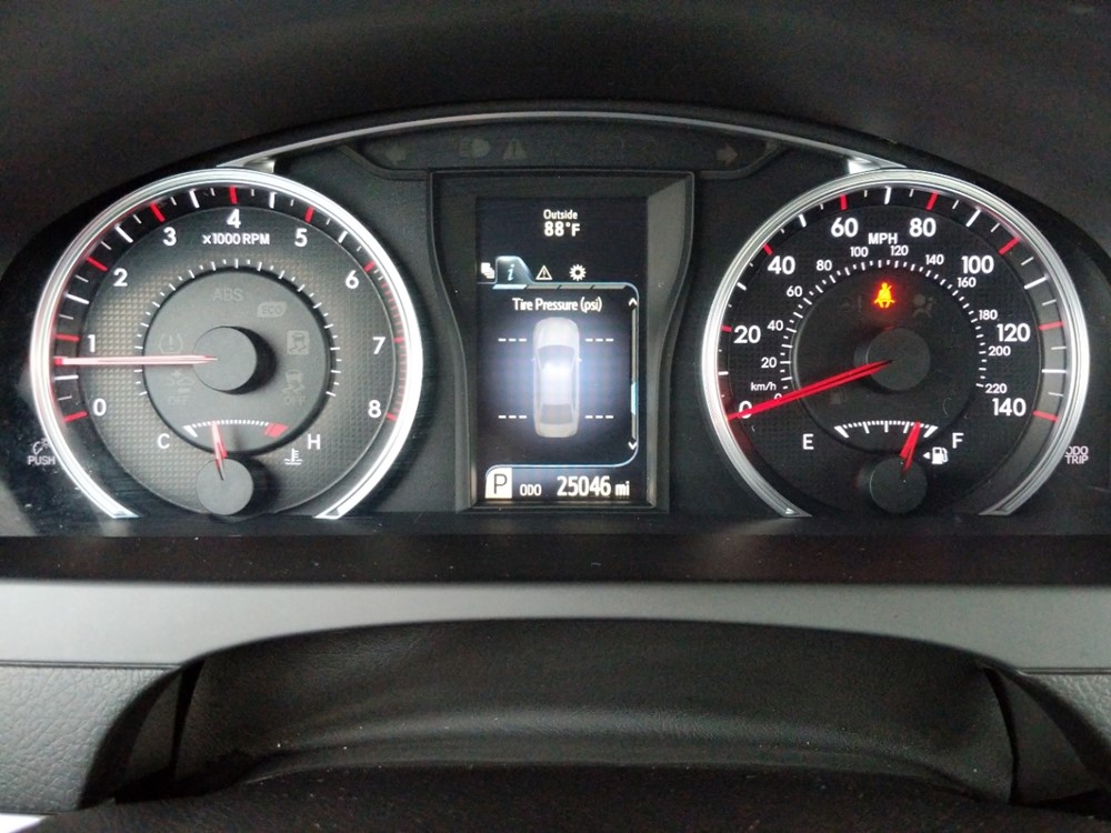 2016 Toyota Camry - Odometer Close Up