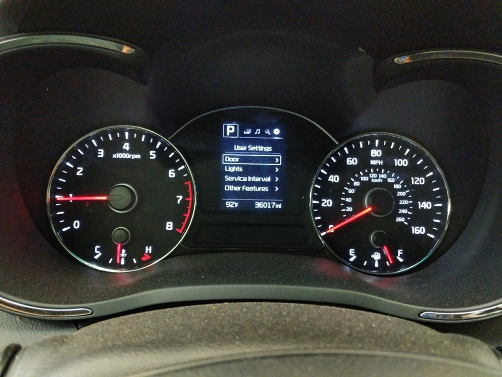 2018 Kia Forte - Odometer Close Up