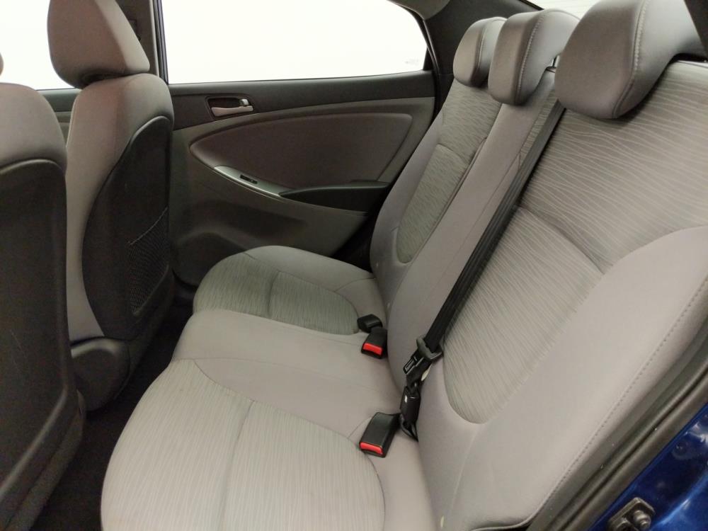 2016 Hyundai Accent - Driver Rear Seat