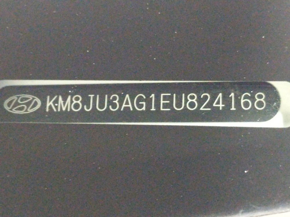 2014 Hyundai Tucson - VIN Plate
