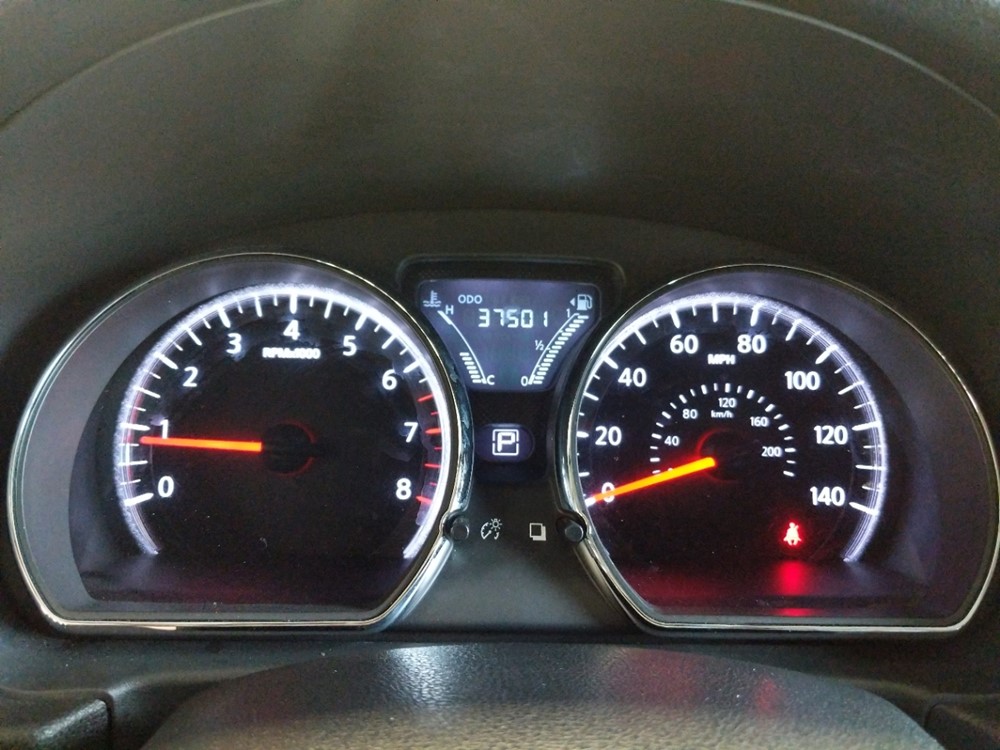 2017 Nissan Versa - Odometer Close Up