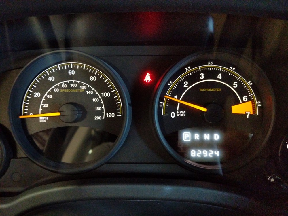 2014 Jeep Compass - Odometer Close Up