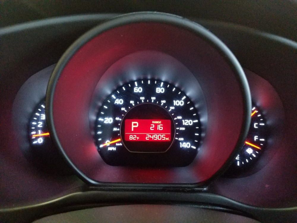 2015 Kia Soul - Odometer Close Up