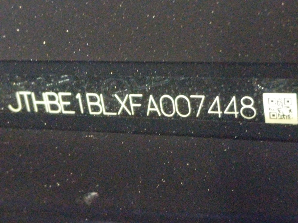 2015 Lexus GS 350 - VIN Plate