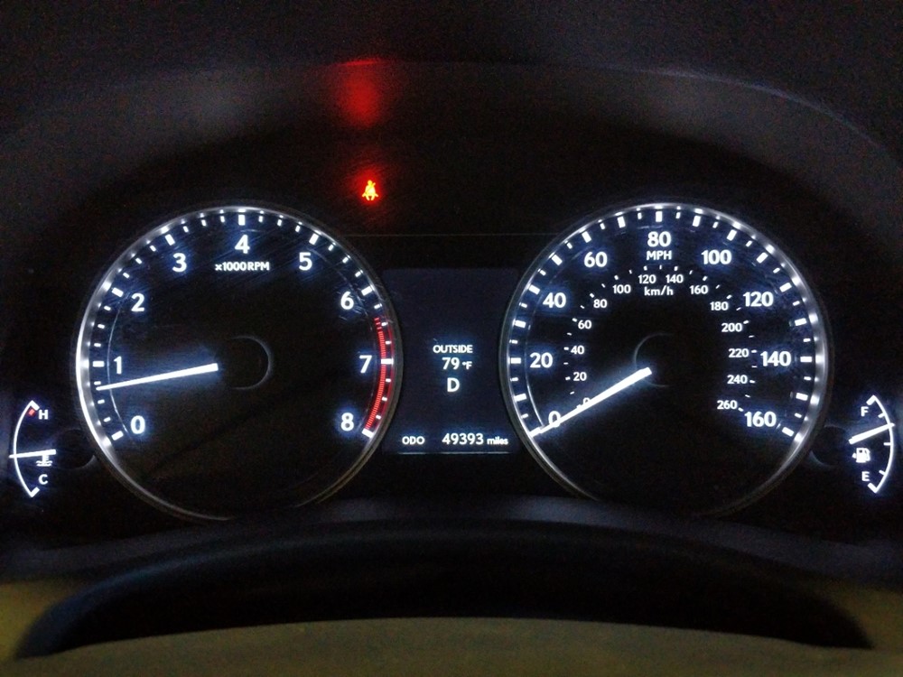2015 Lexus GS 350 - Odometer Close Up