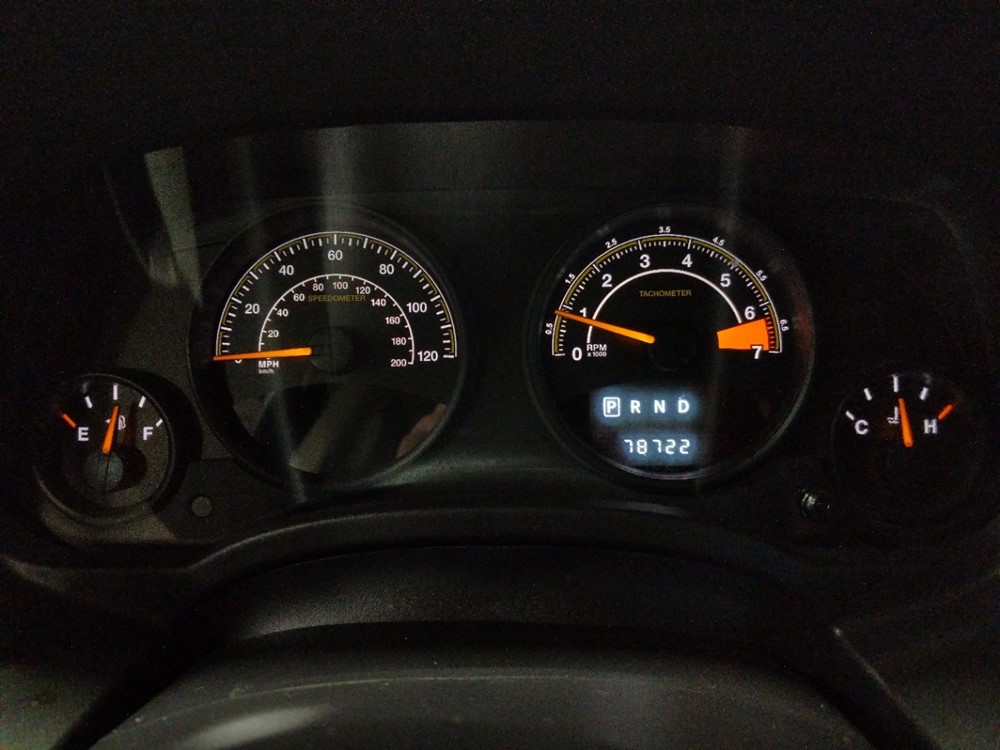 2015 Jeep Patriot - Odometer Close Up