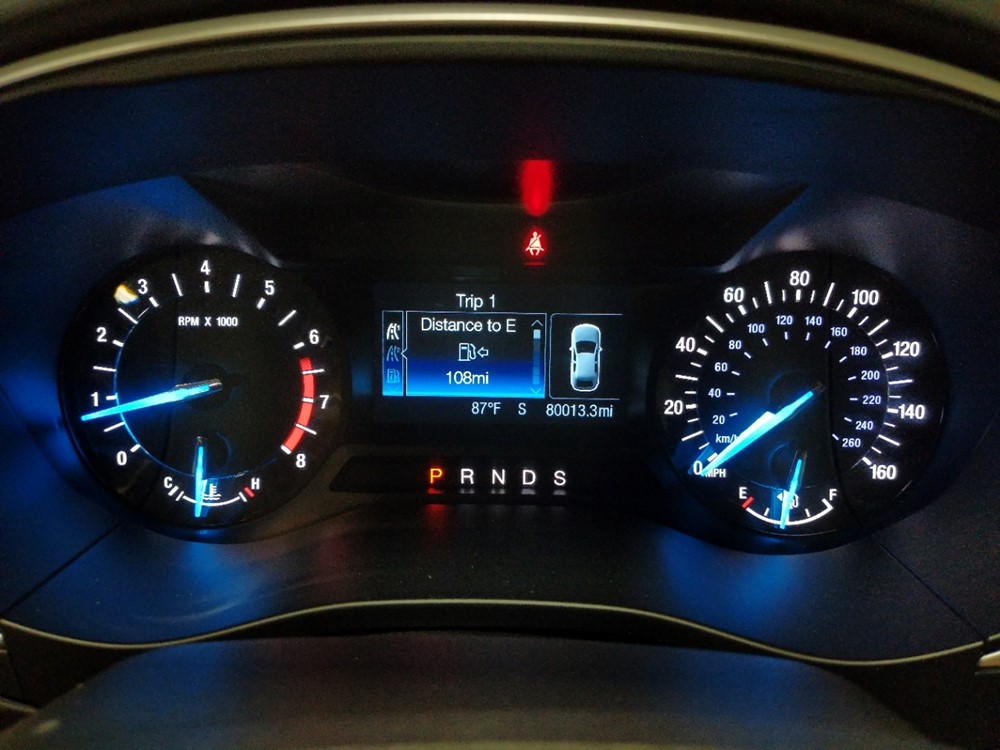 2014 Ford Fusion - Odometer Close Up