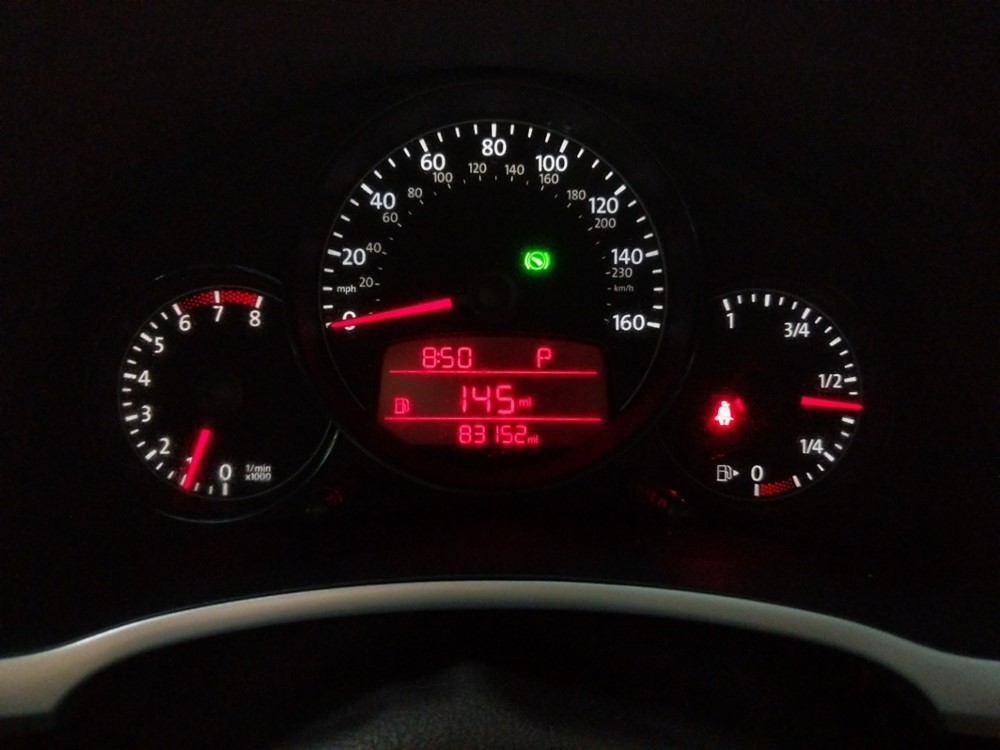 2012 Volkswagen Beetle - Odometer Close Up