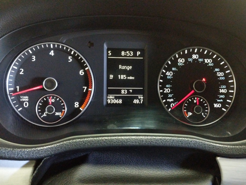 2012 Volkswagen Passat - Odometer Close Up