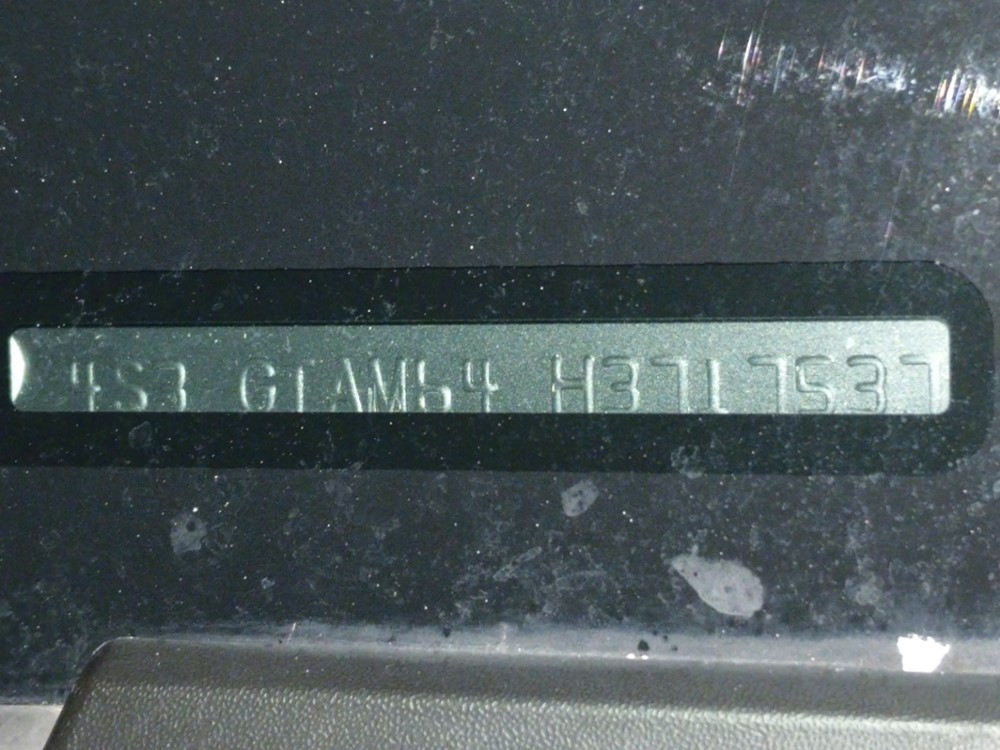 2017 Subaru Impreza - VIN Plate