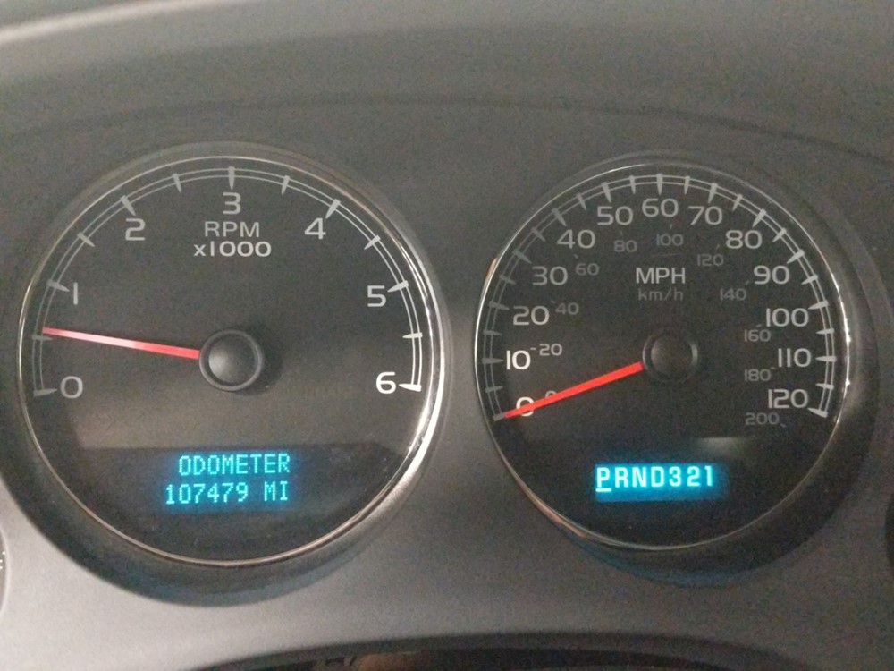 2008 Chevrolet Tahoe - Odometer Close Up