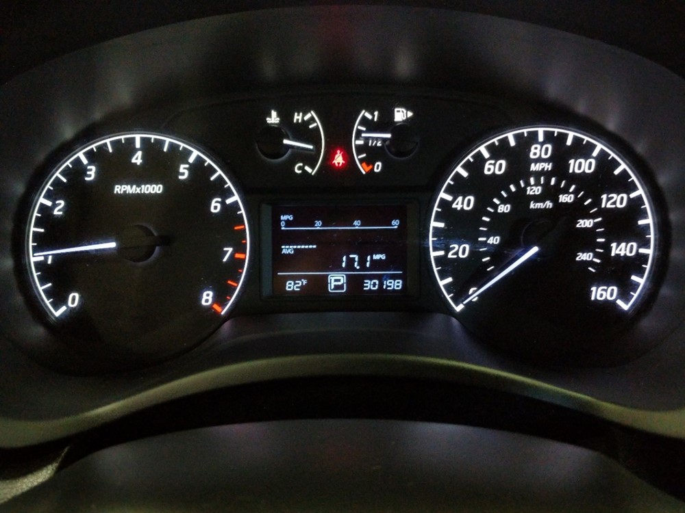 2015 Nissan Sentra - Odometer Close Up