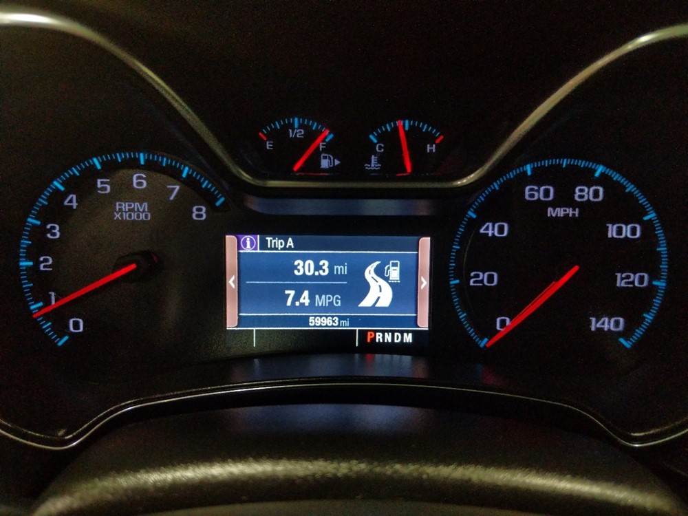 2014 Chevrolet Impala - Odometer Close Up