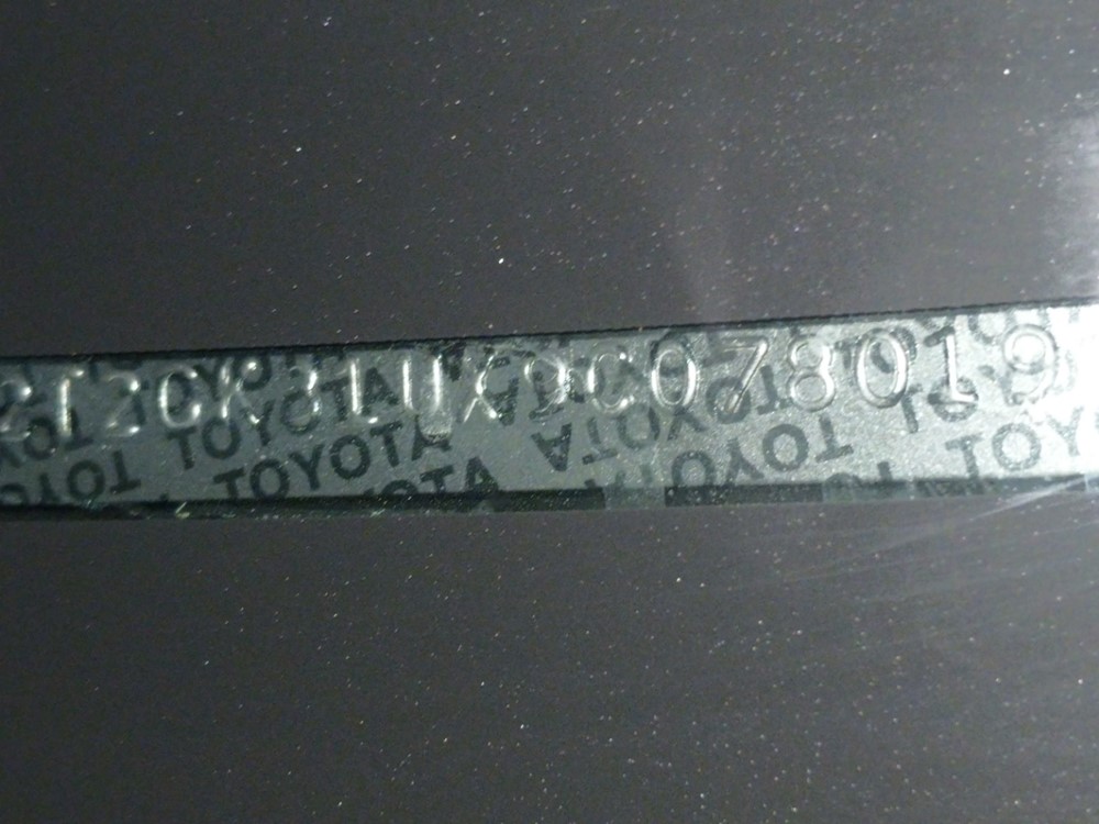 2009 Lexus RX 350 - VIN Plate