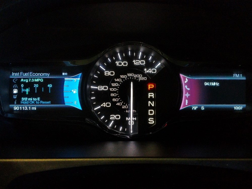 2013 Lincoln MKX - Odometer Close Up