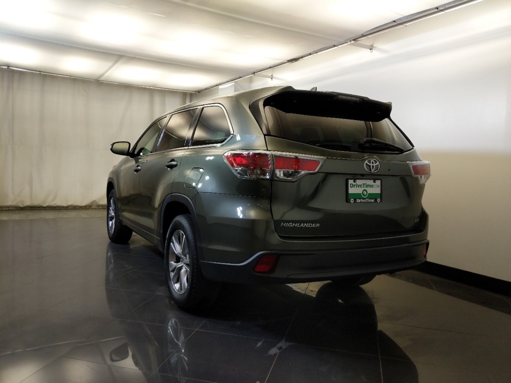 2015 Toyota Highlander - Driver Rear Bumper
