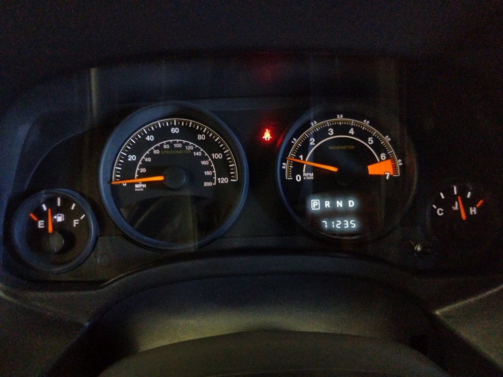 2015 Jeep Compass - Odometer Close Up