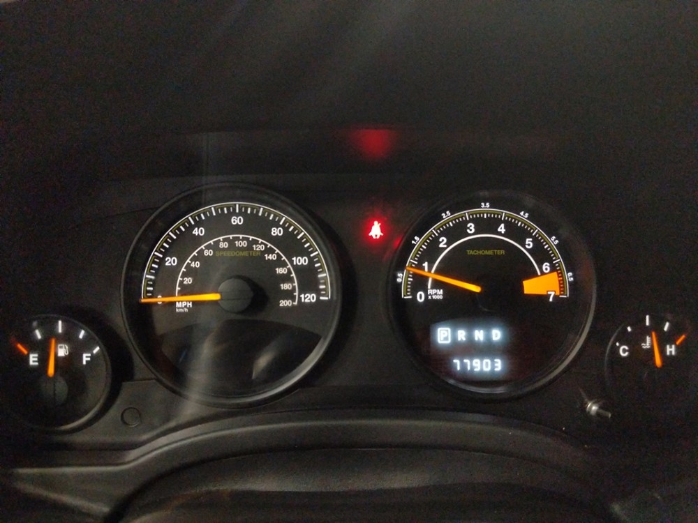 2014 Jeep Patriot - Odometer Close Up