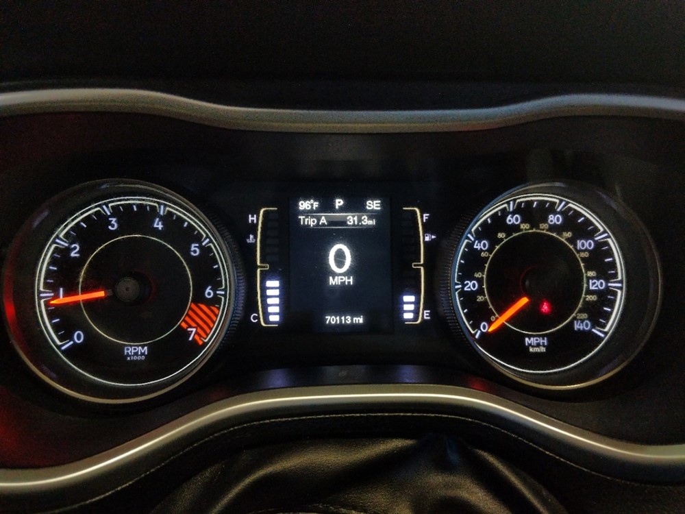 2014 Jeep Cherokee - Odometer Close Up