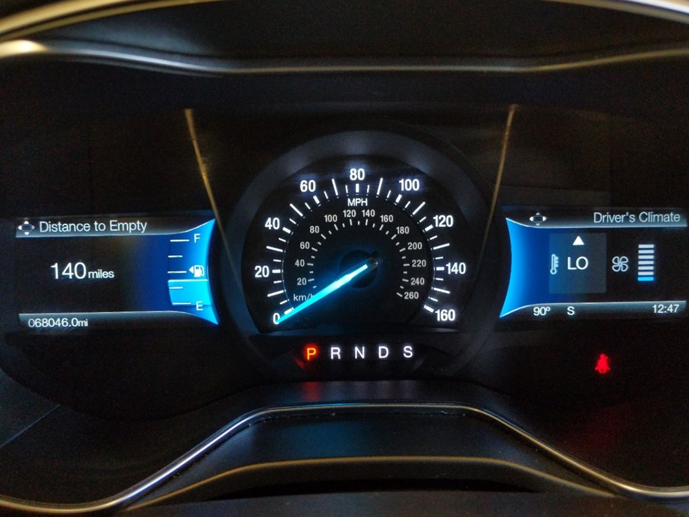2016 Ford Fusion - Odometer Close Up