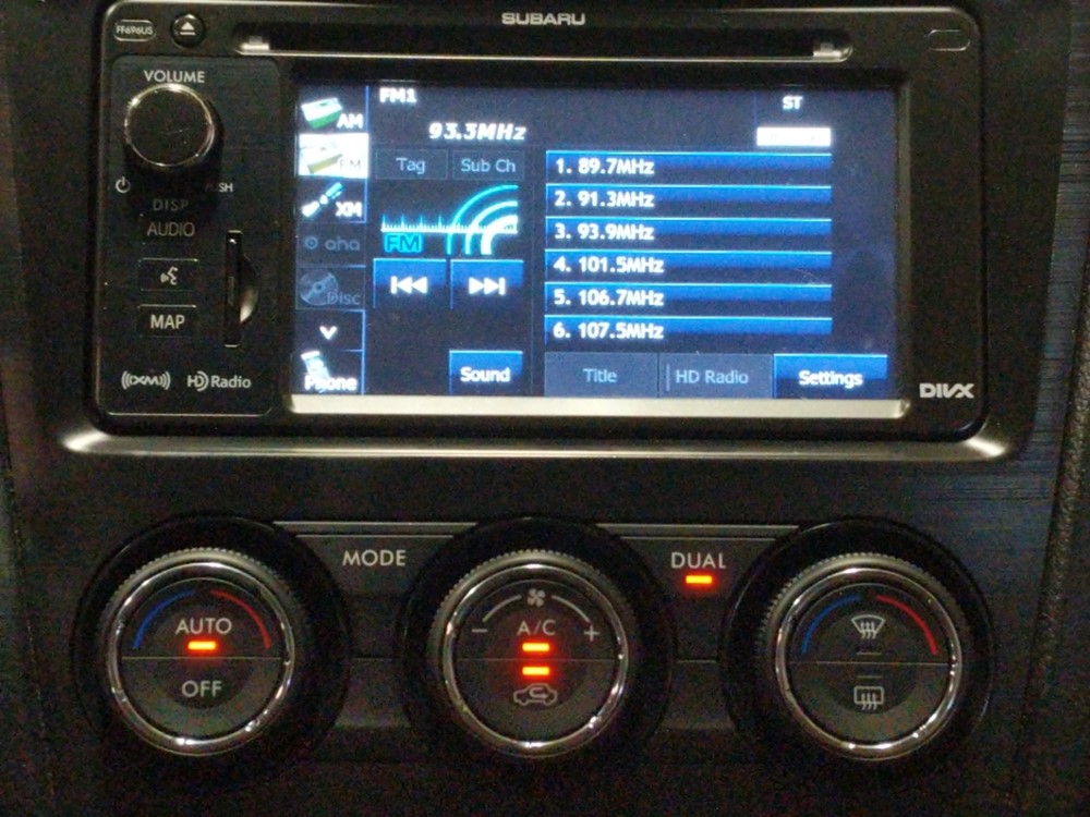 2015 Subaru Forester - Stereo Package