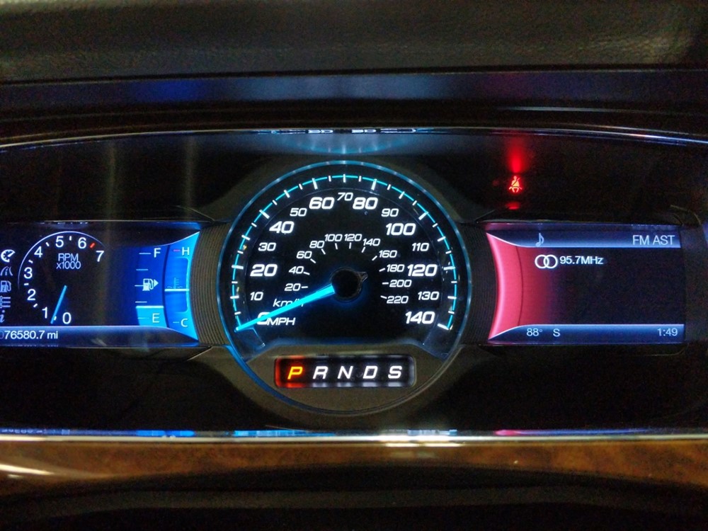 2013 Ford Taurus - Odometer Close Up