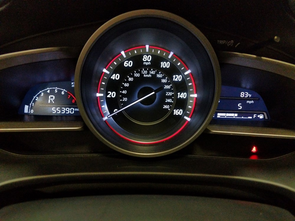 2016 Mazda Mazda3 - Odometer Close Up