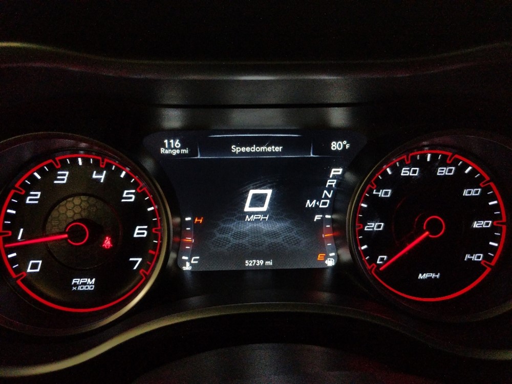 2015 Dodge Charger - Odometer Close Up