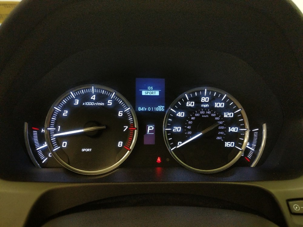 2016 Acura TLX - Odometer Close Up