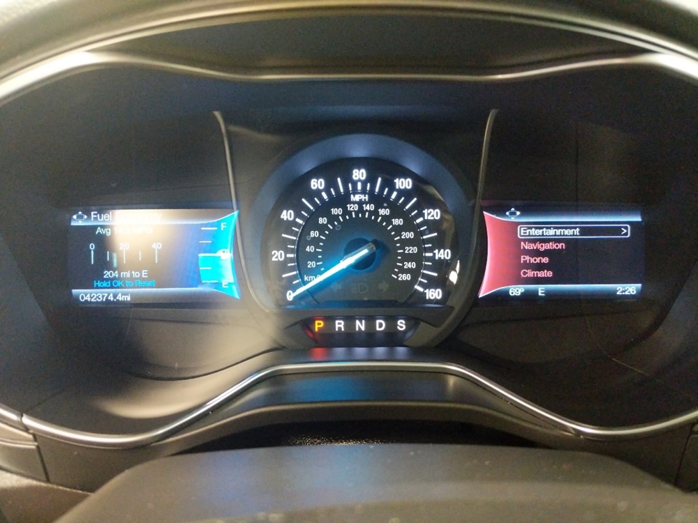 2016 Ford Fusion - Odometer Close Up
