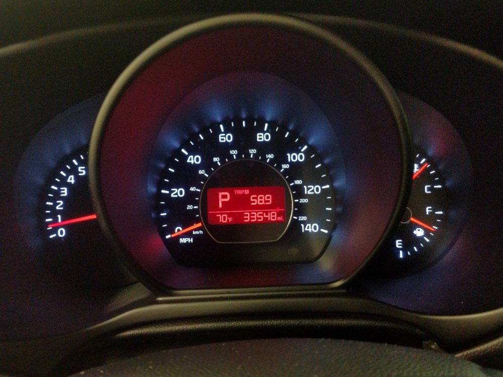 2014 Kia Soul - Odometer Close Up