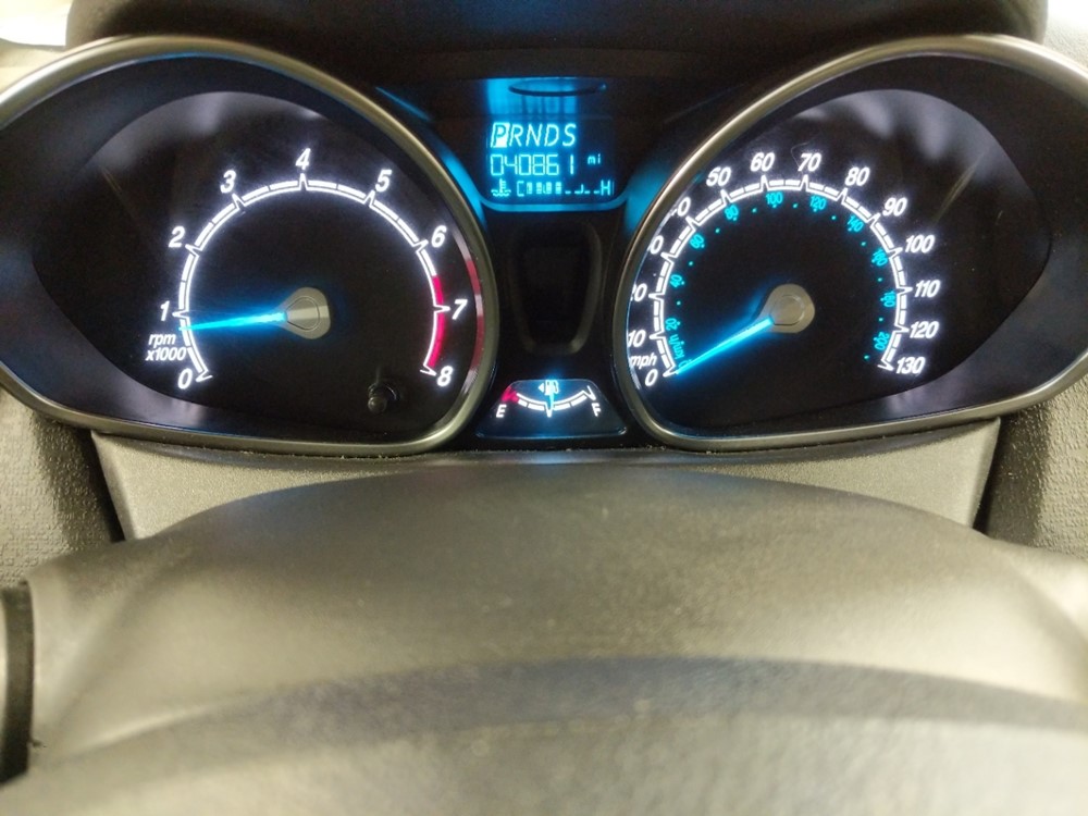 2017 Ford Fiesta - Odometer Close Up