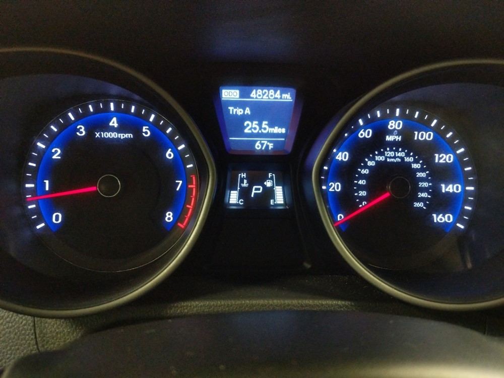 2017 Hyundai Elantra - Odometer Close Up
