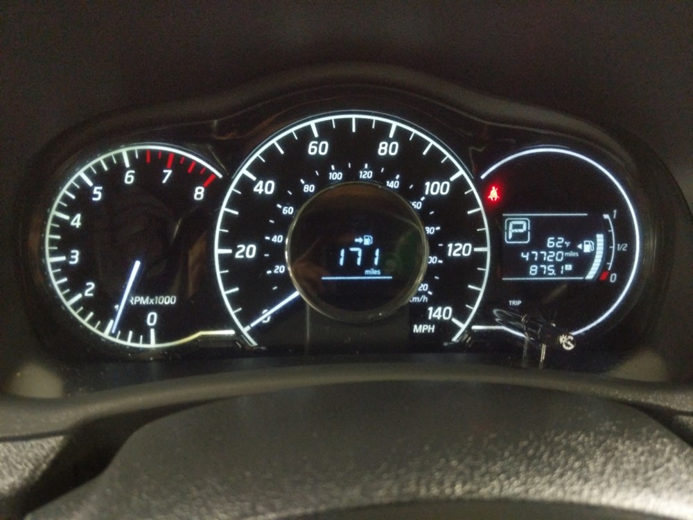 2015 Nissan Versa - Odometer Close Up
