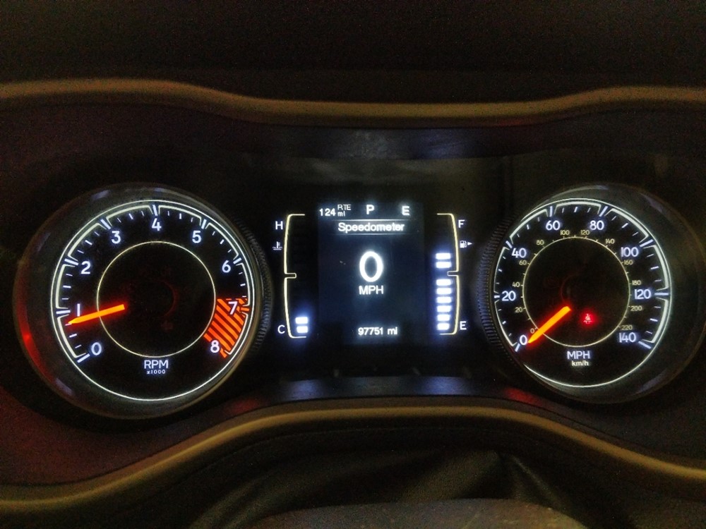 2014 Jeep Cherokee - Odometer Close Up