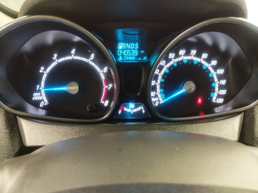2017 Ford Fiesta - Odometer Close Up