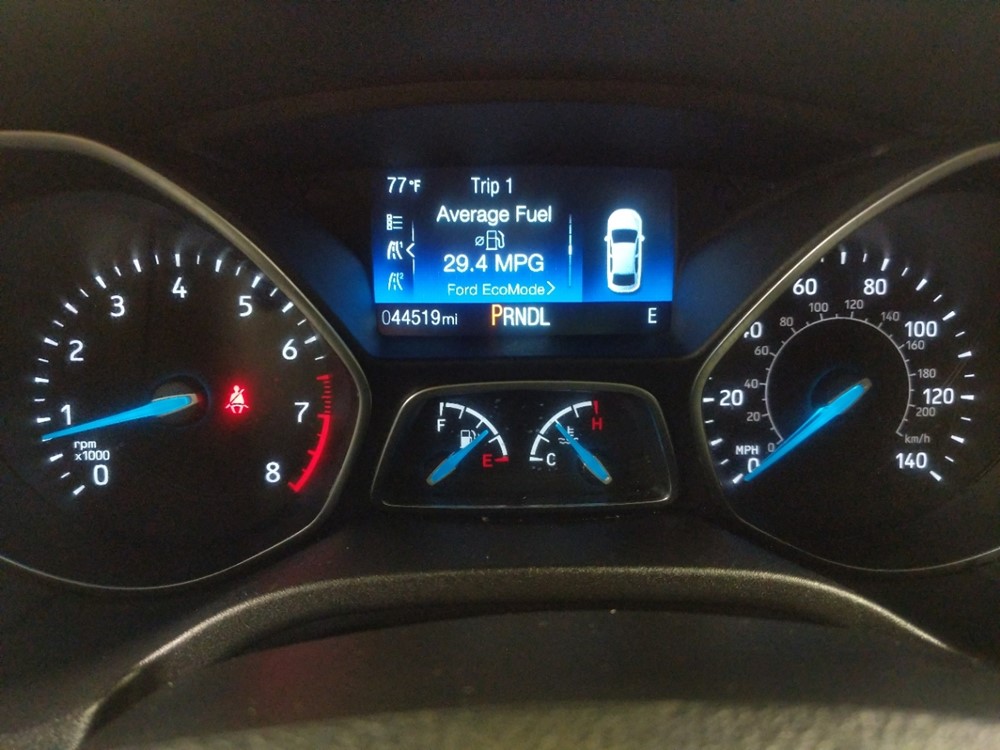 2017 Ford Focus - Odometer Close Up