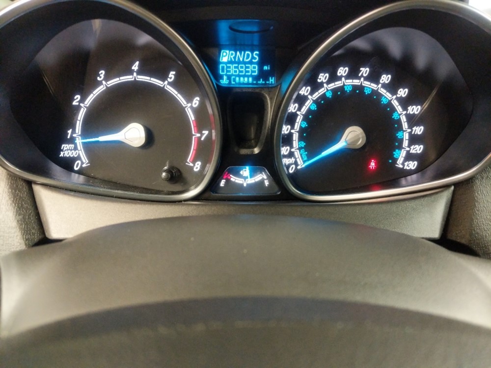 2017 Ford Fiesta - Odometer Close Up