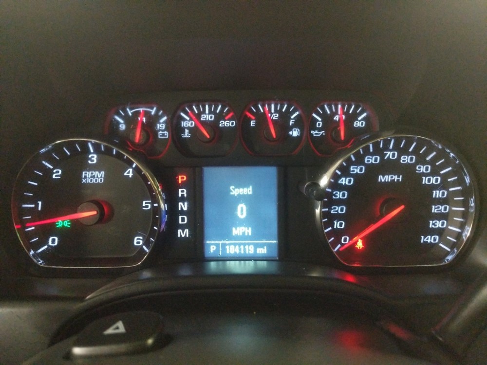 2014 Chevrolet Silverado 1500 - Odometer Close Up
