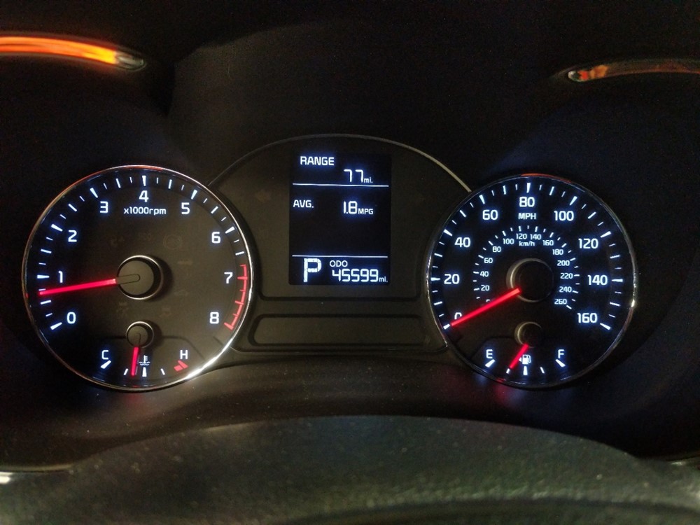 2016 Kia Forte5 - Odometer Close Up