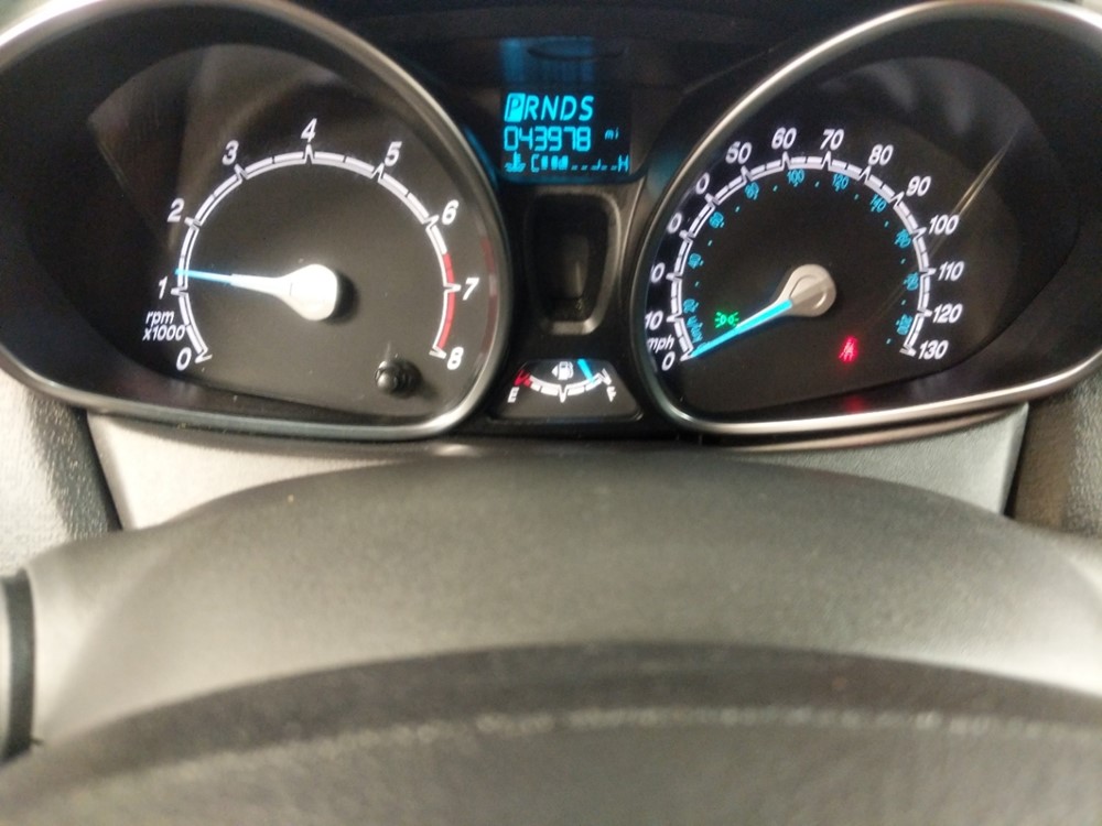 2017 Ford Fiesta - Odometer Close Up