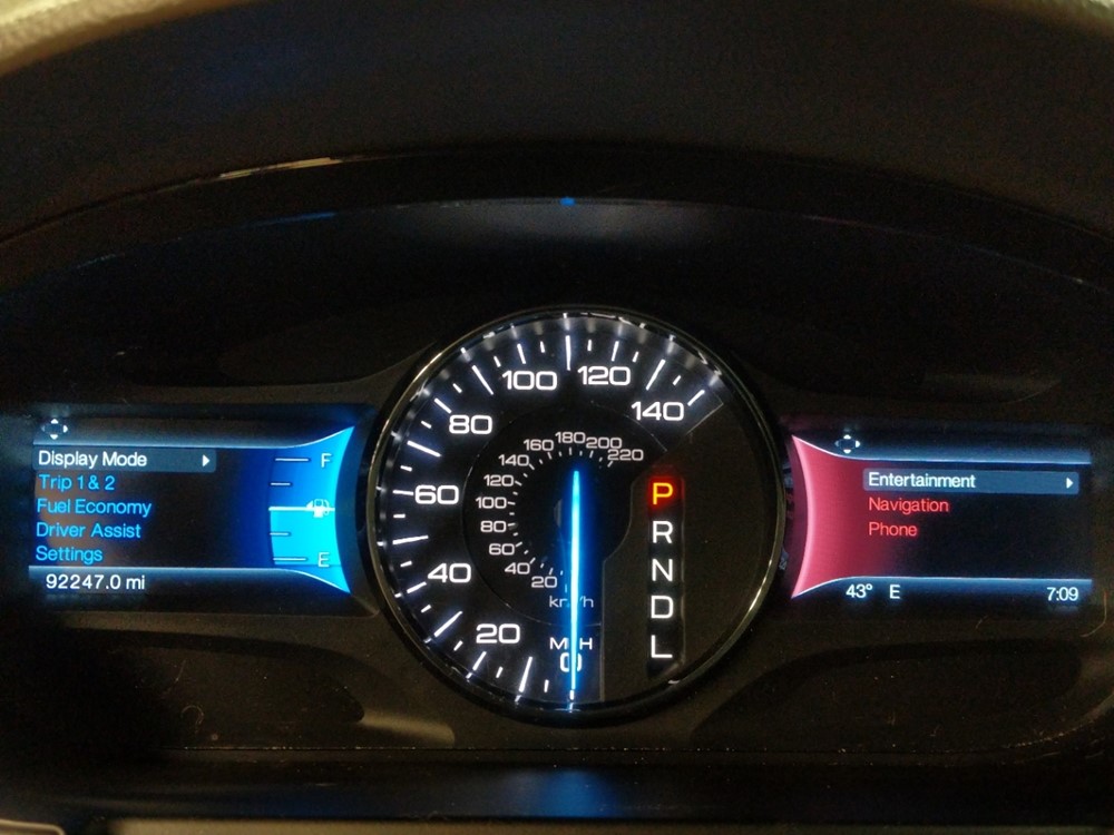 2014 Ford Edge - Odometer Close Up