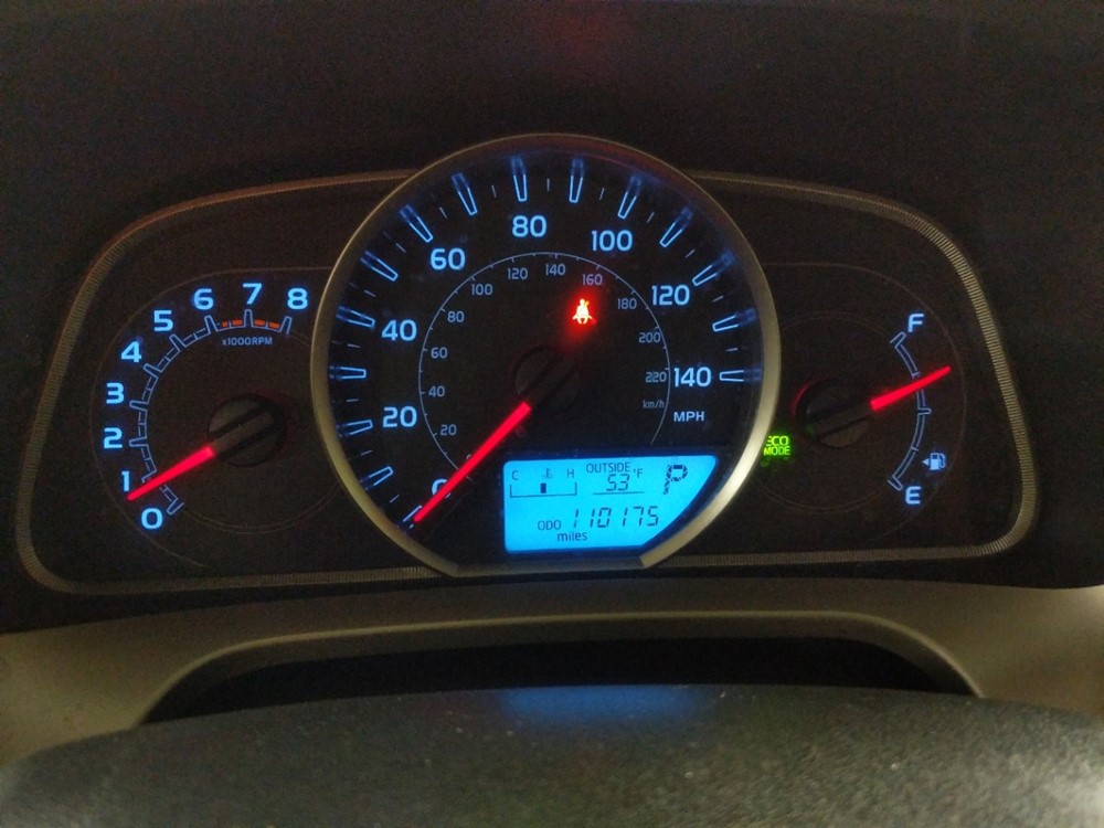 2013 Toyota RAV4 - Odometer Close Up