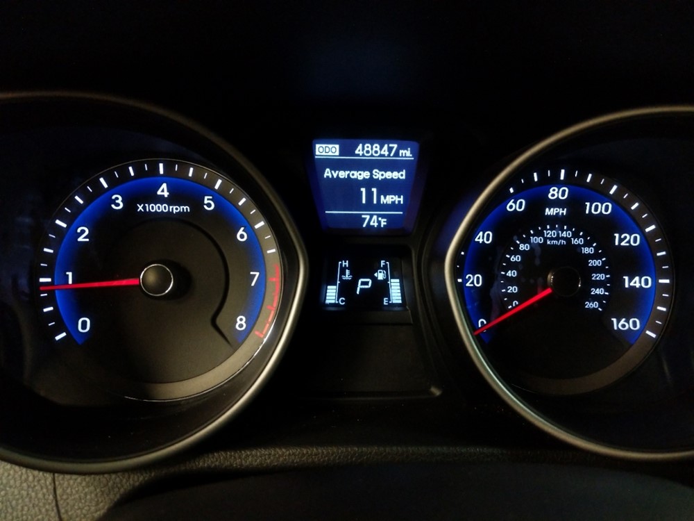 2017 Hyundai Elantra - Odometer Close Up