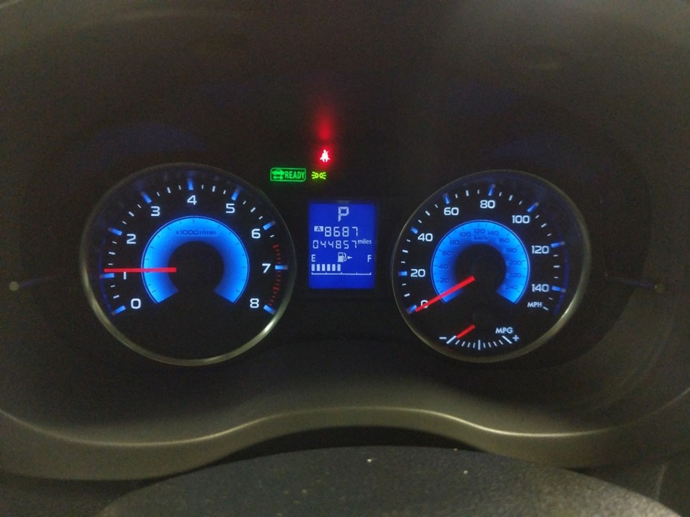 2016 Subaru Crosstrek - Odometer Close Up