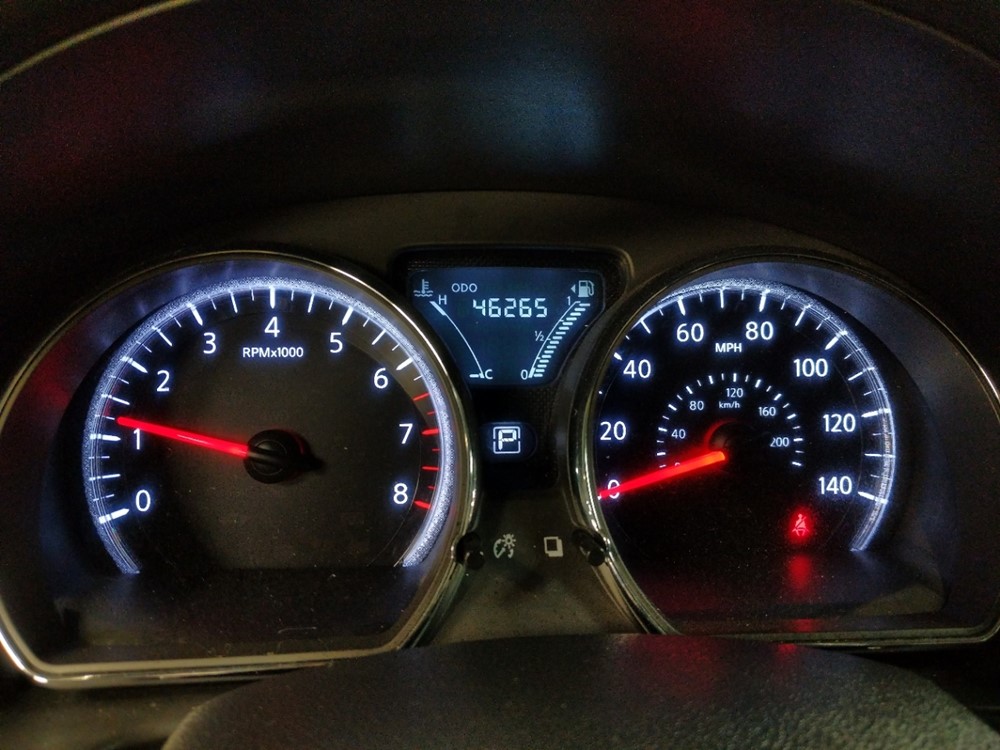 2017 Nissan Versa - Odometer Close Up